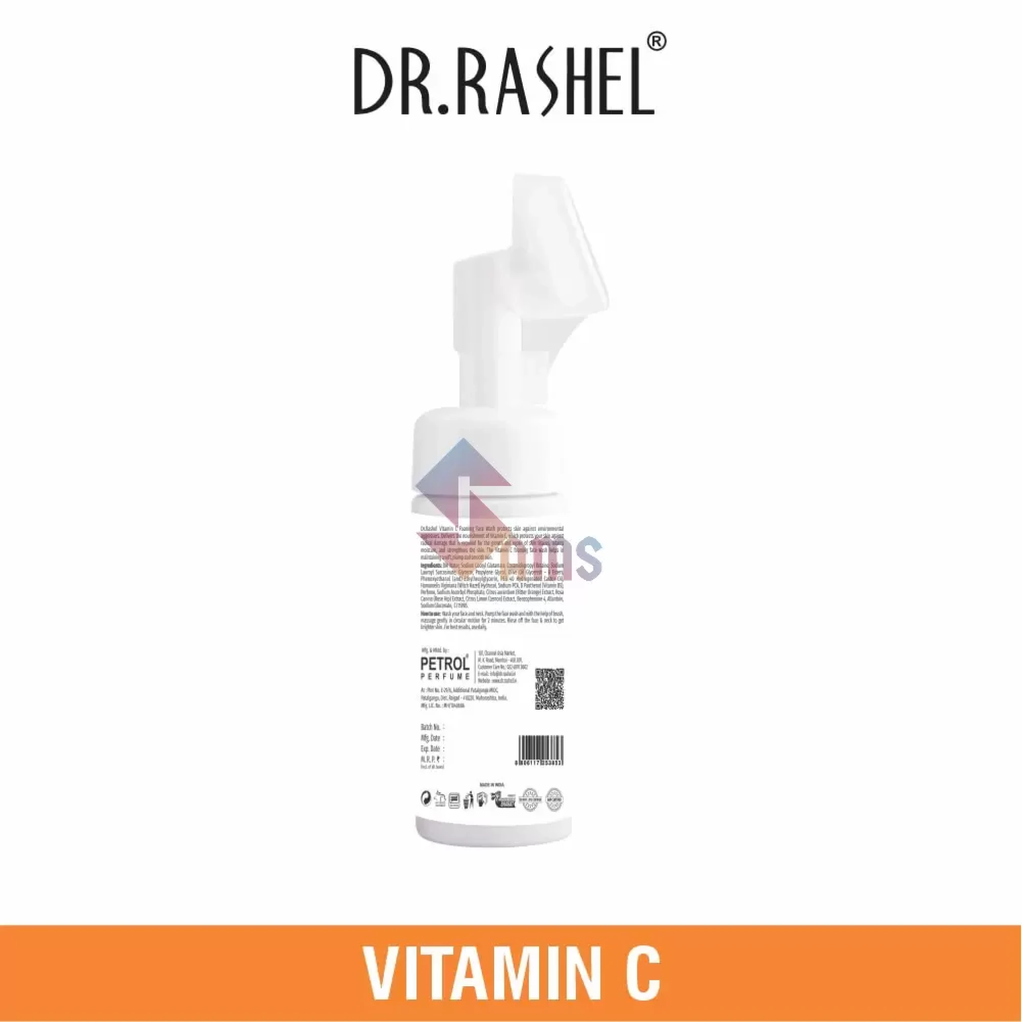 Dr Rashel Vitamin C face wash3.webp